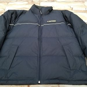 Tommy Hilfiger Navy Blue Puffer Jacket Size Large